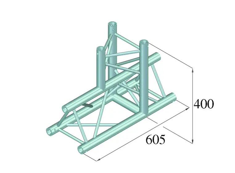 ALUTRUSS DECOLOCK DQ3-PAT37 3-way T-piece 90° 